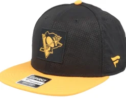 Pittsburgh Penguins Authentic Pro Game&Train Black/Gold Snapback - Fanatics