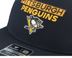 Pittsburgh Penguins Authentic Pro Rink Prime Black Snapback - Fanatics