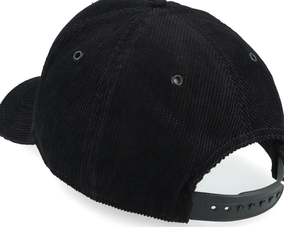 Pittsburgh Penguins Corduroy Valin Black A-frame Adjustable - American Needle