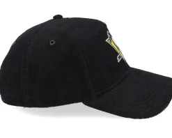 Pittsburgh Penguins Corduroy Valin Black A-frame Adjustable - American Needle