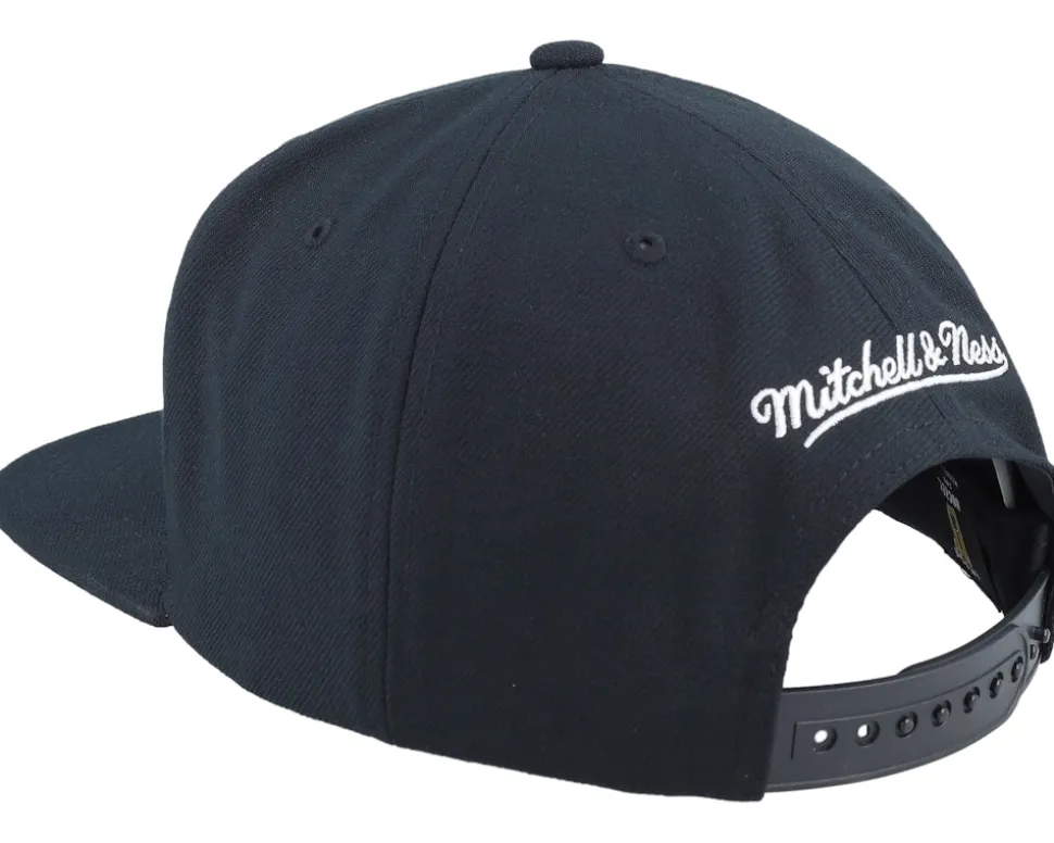 Pittsburgh Penguins Evergreen Black/White Snapback - Mitchell & Ness