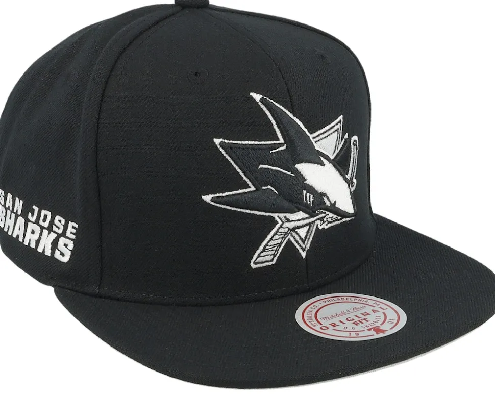 Pittsburgh Penguins Evergreen Black/White Snapback - Mitchell & Ness