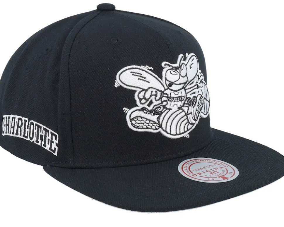 Pittsburgh Penguins Evergreen Black/White Snapback - Mitchell & Ness