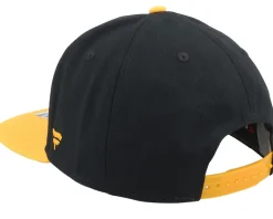 Pittsburgh Penguins Iconic Color Blocked Black/Gold Snapback - Fanatics