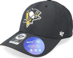 Pittsburgh Penguins NHL Back Line Mvp Black Adjustable - 47 Brand