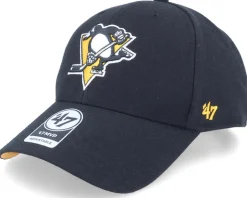 Pittsburgh Penguins NHL Ballpark MVP Black Adjustable - 47 Brand