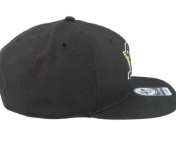 Pittsburgh Penguins NHL No Shot Captain Black Snapback - 47 Brand