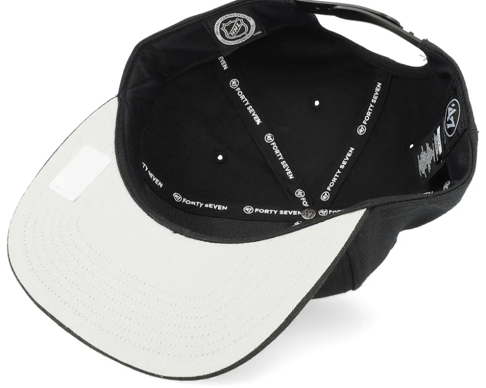 Pittsburgh Penguins NHL No Shot Captain Black Snapback - 47 Brand