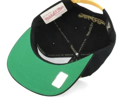 Pittsburgh Penguins Retro Lock Up Black Snapback - Mitchell & Ness