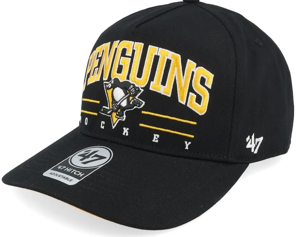 Pittsburgh Penguins Roscoe 47 Hitch Cap Black A-frame Adjustable - 47 Brand