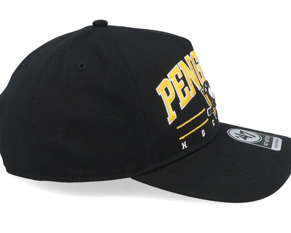 Pittsburgh Penguins Roscoe 47 Hitch Cap Black A-frame Adjustable - 47 Brand