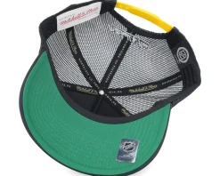 Pittsburgh Penguins Speedway Hwc Black Trucker - Mitchell & Ness