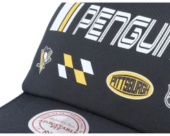 Pittsburgh Penguins Speedway Hwc Black Trucker - Mitchell & Ness
