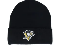 Pittsburgh Penguins Terrain Knit Solid Black Cuff - American Needle