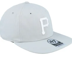 Pittsburgh Pirates Linscott Captain Rl Grey Snapback - 47 Brand