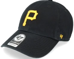 Pittsburgh Pirates MLB Team Colour Clean Up Black/Yellow Dad Cap - 47 Brand
