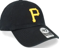 Pittsburgh Pirates MLB Team Colour Clean Up Black/Yellow Dad Cap - 47 Brand