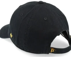 Pittsburgh Pirates MLB Team Colour Clean Up Black/Yellow Dad Cap - 47 Brand