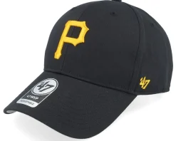 Pittsburgh Pirates Raised Basic Mvp Black Adjustable - 47 Brand