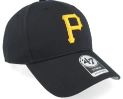 Pittsburgh Pirates Raised Basic Mvp Black Adjustable - 47 Brand