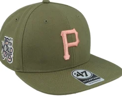 Pittsburgh Pirates Sure Shot Under Captain Sandalwood Snapback - 47 Brand