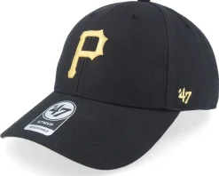 Pittsburgh Pirates Sure Shot Mvp Black Adjustable - 47 Brand