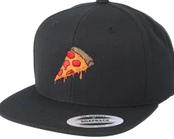 Pizza Time Black Snapback - BOOM