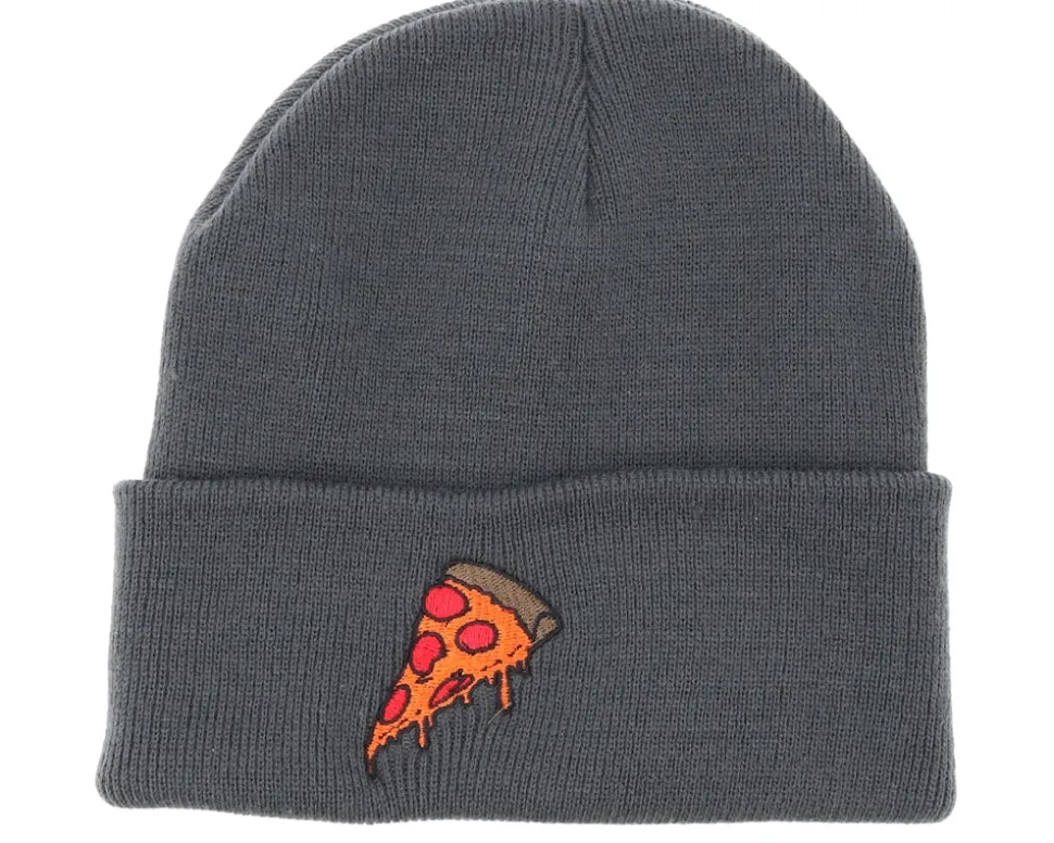 Pizza Time Graphite Grey Beanie - Boom