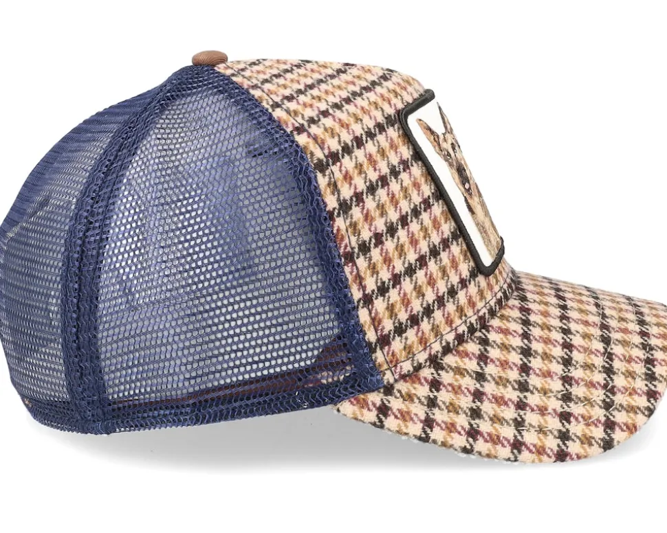 Plaid Big Bad Woof Cream Trucker - Goorin Bros.