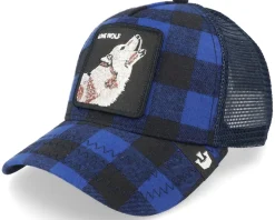 Plaid Code Blue Trucker - Goorin Bros.