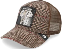 Plaid In The Room Brown Trucker - Goorin Bros.