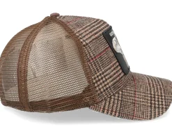 Plaid In The Room Brown Trucker - Goorin Bros.