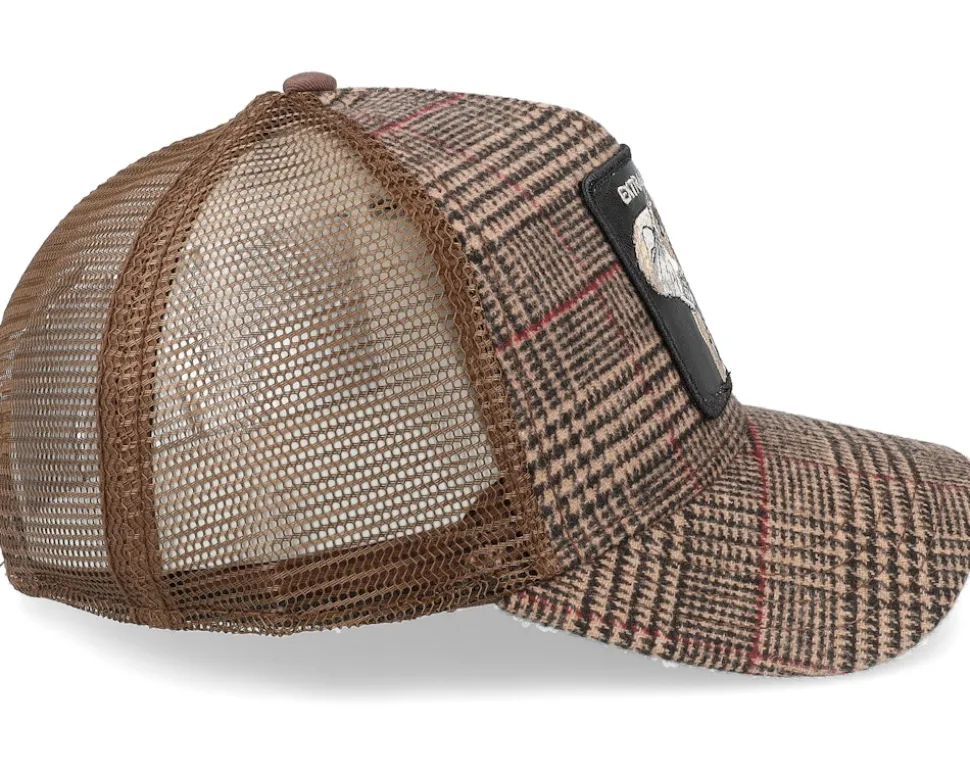 Plaid In The Room Brown Trucker - Goorin Bros.
