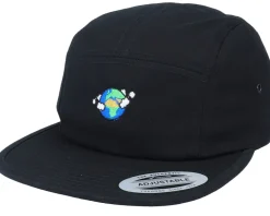 Planet Earth Black 5-Panel - Iconic