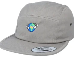 Planet Earth Grey 5-Panel - Iconic