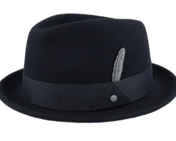 Player Woolfelt 1 Black Fedora - Stetson