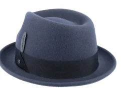 Player Woolfelt Dark Grey Fedora - Stetson