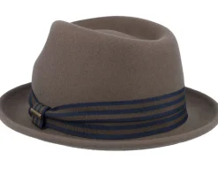 Player Woolfelt Deep Taupe Fedora - Stetson