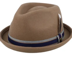 Player Woolfelt Light Brown Fedora - Stetson