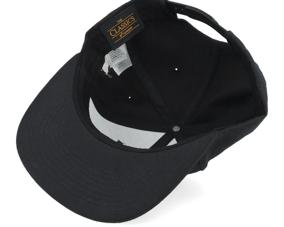 Pleasure Black Snapback - Bearded Man