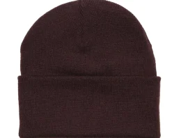 Plum Cuff Blank Beanie - Beechfield