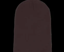Plum Long Blank Beanie - Beechfield