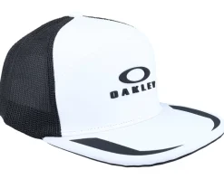 Podium Hat White/Black Trucker - Oakley