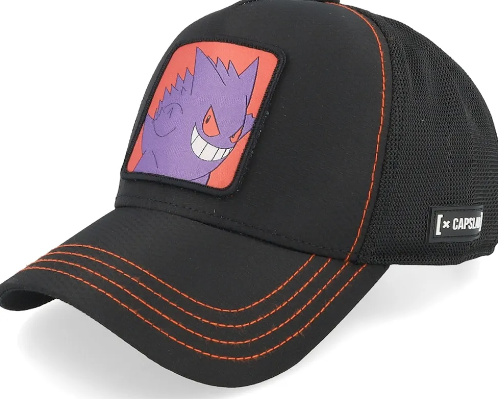 Pokemon Gengar Black/Grey A-Frame Trucker - Capslab