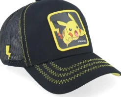 Pokemon Pikachu 7 Black Trucker - Capslab