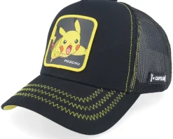Pokemon Pikachu 7 Black Trucker - Capslab