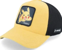 Pokemon Pikachu Black/Yellow A-Frame Trucker - Capslab