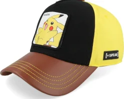 Pokemon Pikachu Yellow/Black/Brown A-Frame Trucker - Capslab