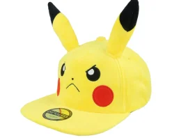 Pokémon Angry Pikachu Plush Yellow Snapback - Difuzed