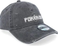 Pokémon Distressed Black Dad Cap - Difuzed